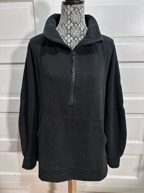Lululemon Scuba Oversized Funnel-Neck Half Zip *Long XL/XXL Charcoal Black $138